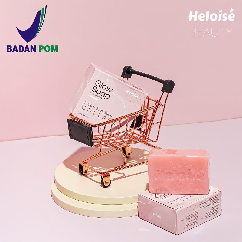 (READY) GLOW SOAP HELOISE BEAUTY/MENGHILANGKAN BEKAS LUKA/MENCERAHKAN
