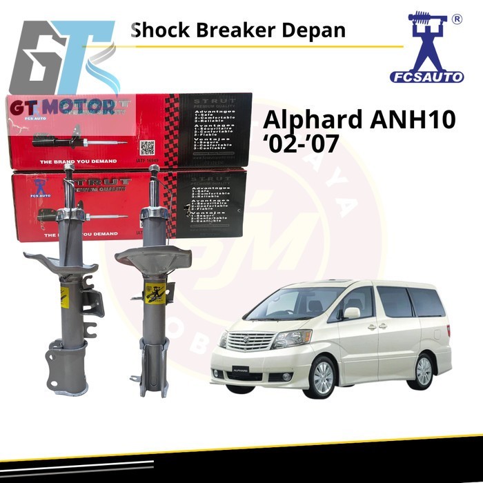 Shockbreaker Shock Breaker Depan Alphard ANH 10 FCS Auto