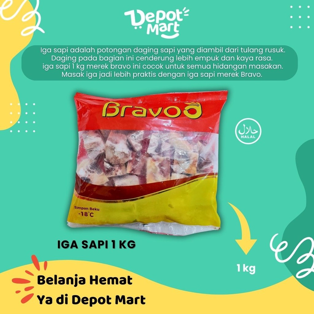 

Bravo Tulang Sop Sapi 1 Kg Depot Mart