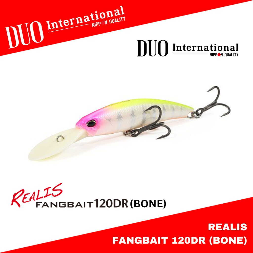 Duo Realis Fangbait 120DR Bone Floating Lure 26.7g 120mm