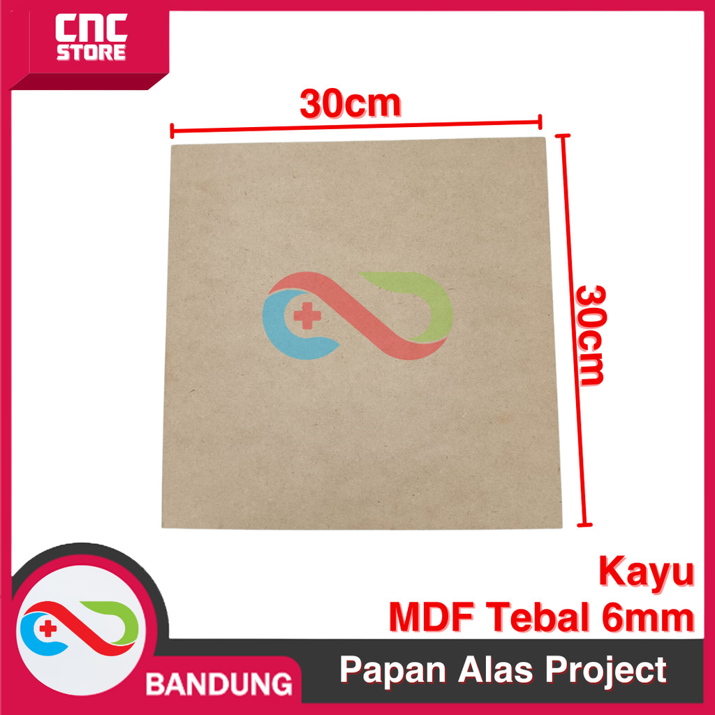 ALAS PROJECT MDF Board / MDF 6mm / Kayu Mdf - 30X30