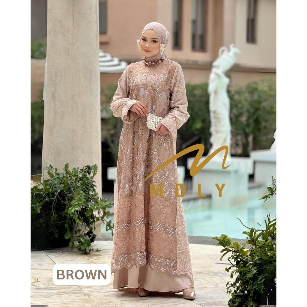 Zeerah Dress by MDLY - Gamis MDLY Terbaru ori Dress Muslim Gamis MDLY Gamis Dress Dress Premium Gami