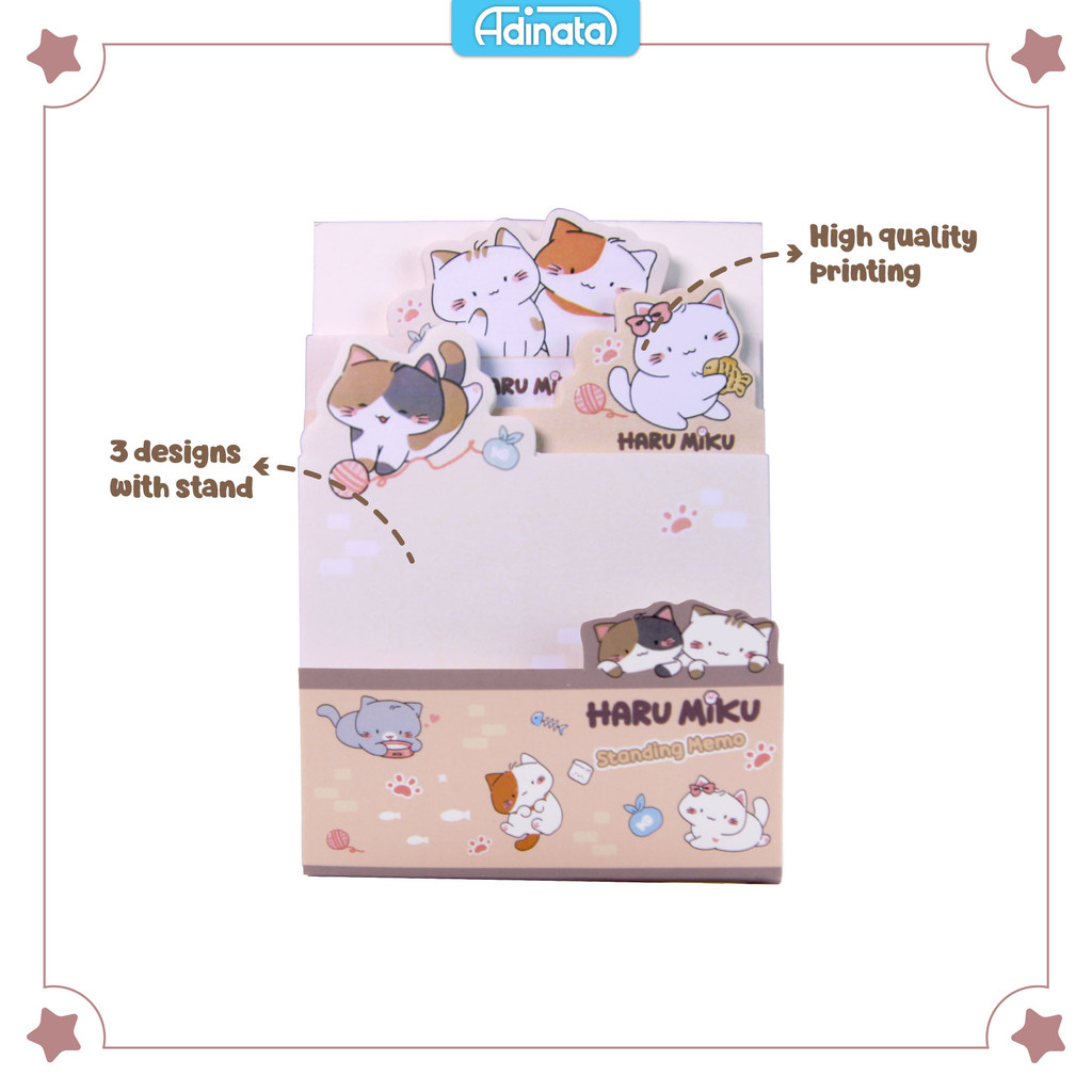 

Haru Miku Standing Memo 2552-4621 memo lucu / notes / stand memo