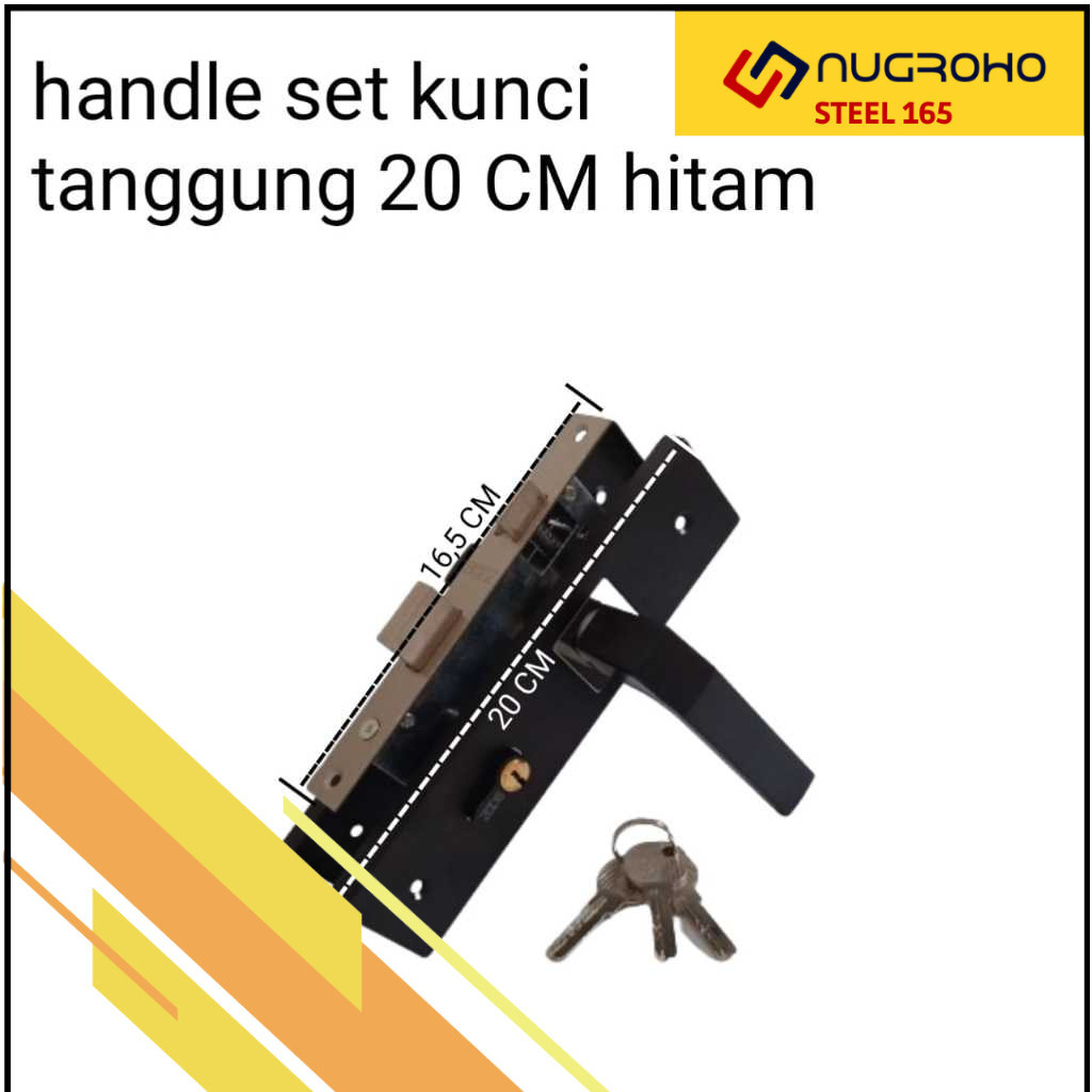 handle set kunci pintu rumah hitam kunci pintu handle awet