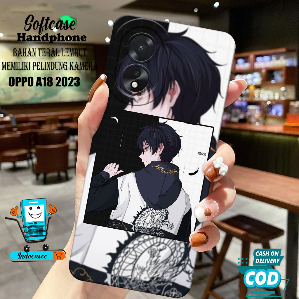 Kesing Hp OPPO A18 2023 - Softcase OPPO A18 2023  Terbaru - Casing OPPO A18 2023 - OPPO A18 2023 - S