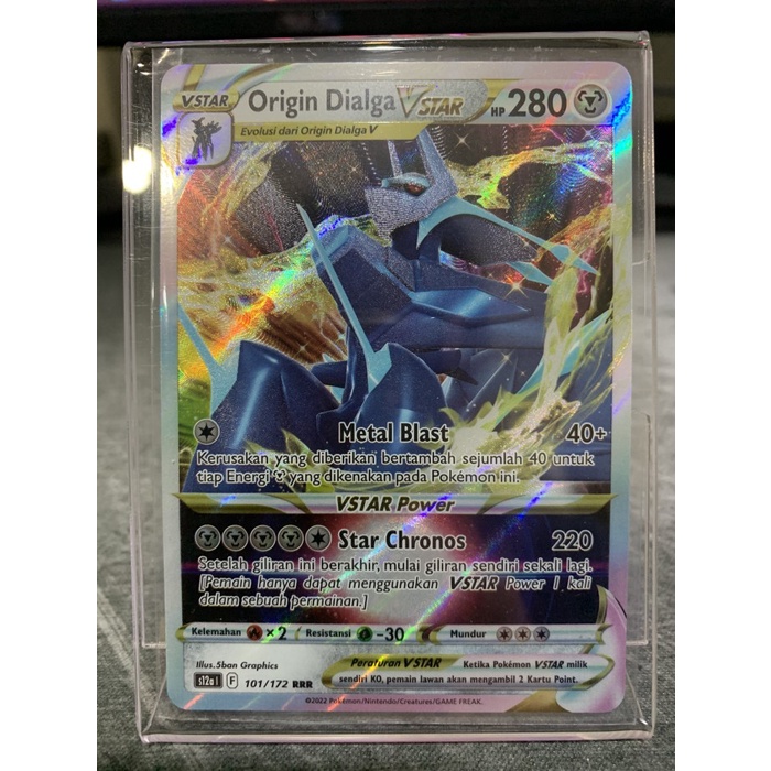 Origin Dialga VSTAR Semesta s12a Kartu Pokemon TCG Indonesia RRR