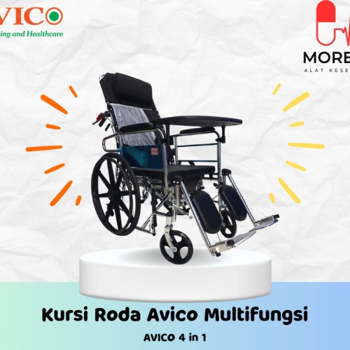 AVICO - Kursi Roda Avico 4in1 Terlengkap Multifungsi