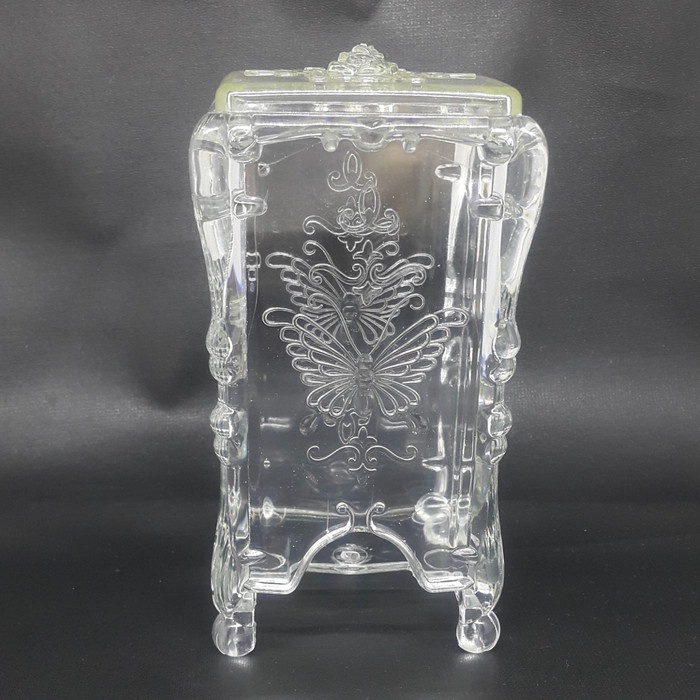 Rak Akrilik Kapas Dispenser Kosmetik Makeup Skincare