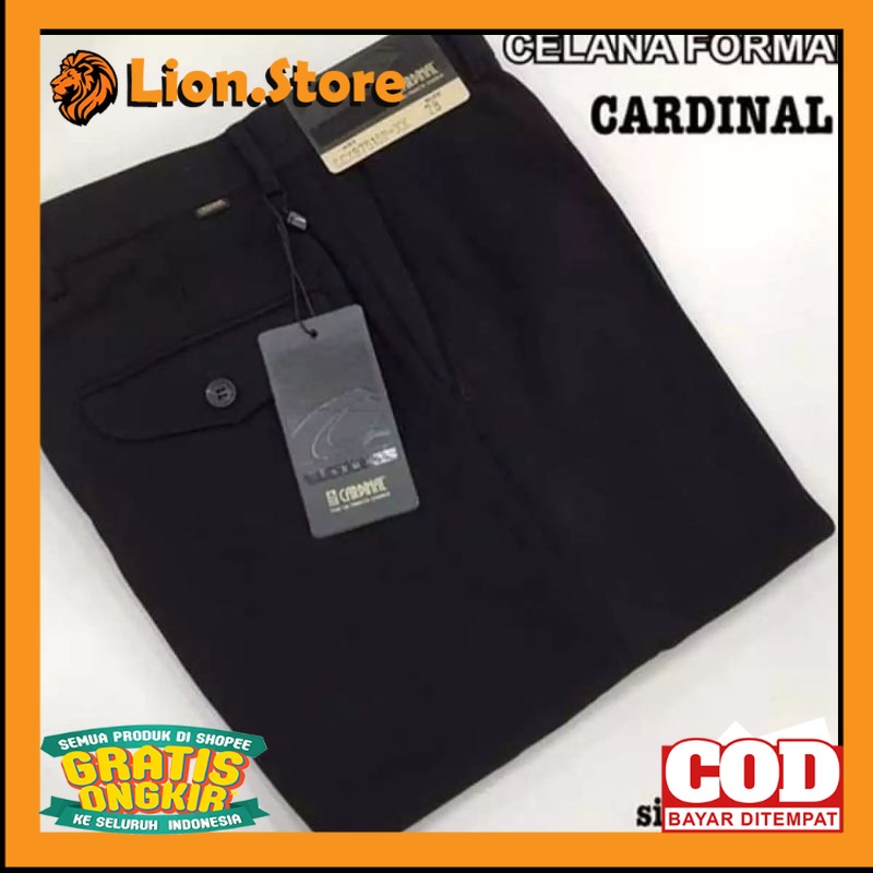CELANA BAHAN KAIN NYAMAN LEMBUT HALUS /Promo Celana Bahan Kantor Formal Pria merk Cardinal Celana ba