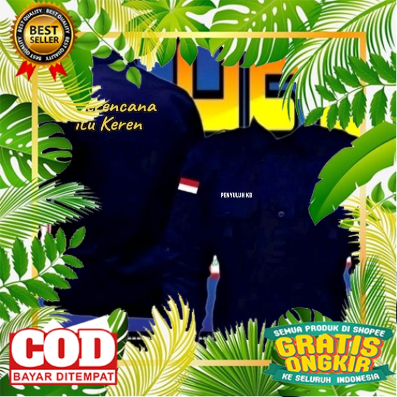 SERAGAM DINAS PDH KANTOR /Kemeja BKKBN baju BKKBN seragam BKKBN kemeja kerja BKKBN baju kerja BKK se