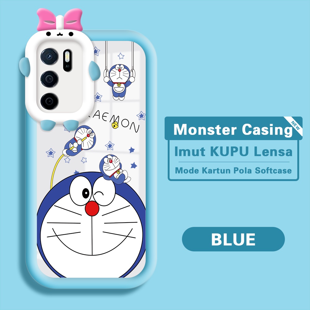 OPPO A16 A16S A54 A55 2021 Untuk Hp Casing Handphone Cassing Soft Kesing Sofcase Phone Case Kucing M