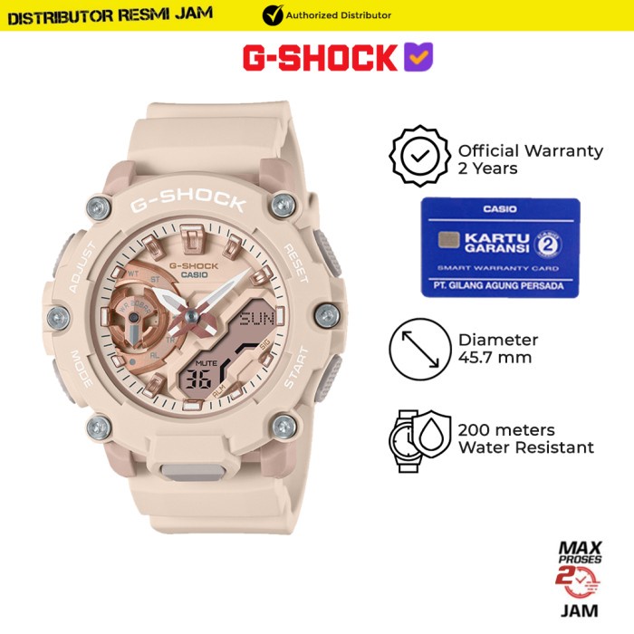 GShock GMA-S2200M-4ADR GMA-S2200 GMAS2200M Garansi Resmi 2 Tahun