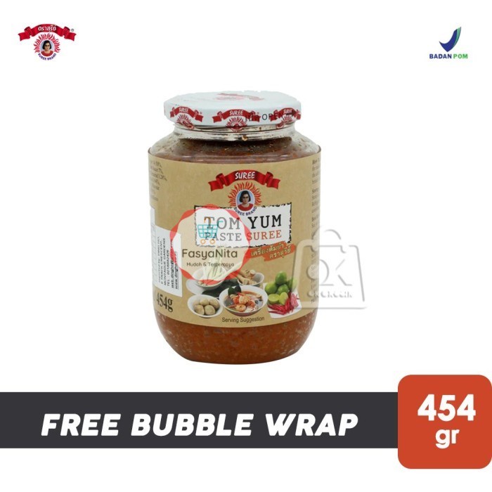 

Suree Tom Yum Paste / Bumbu Pasta Tom Yum ( Toples Kaca 454gr ) - FasyAnita Mart Denpasar