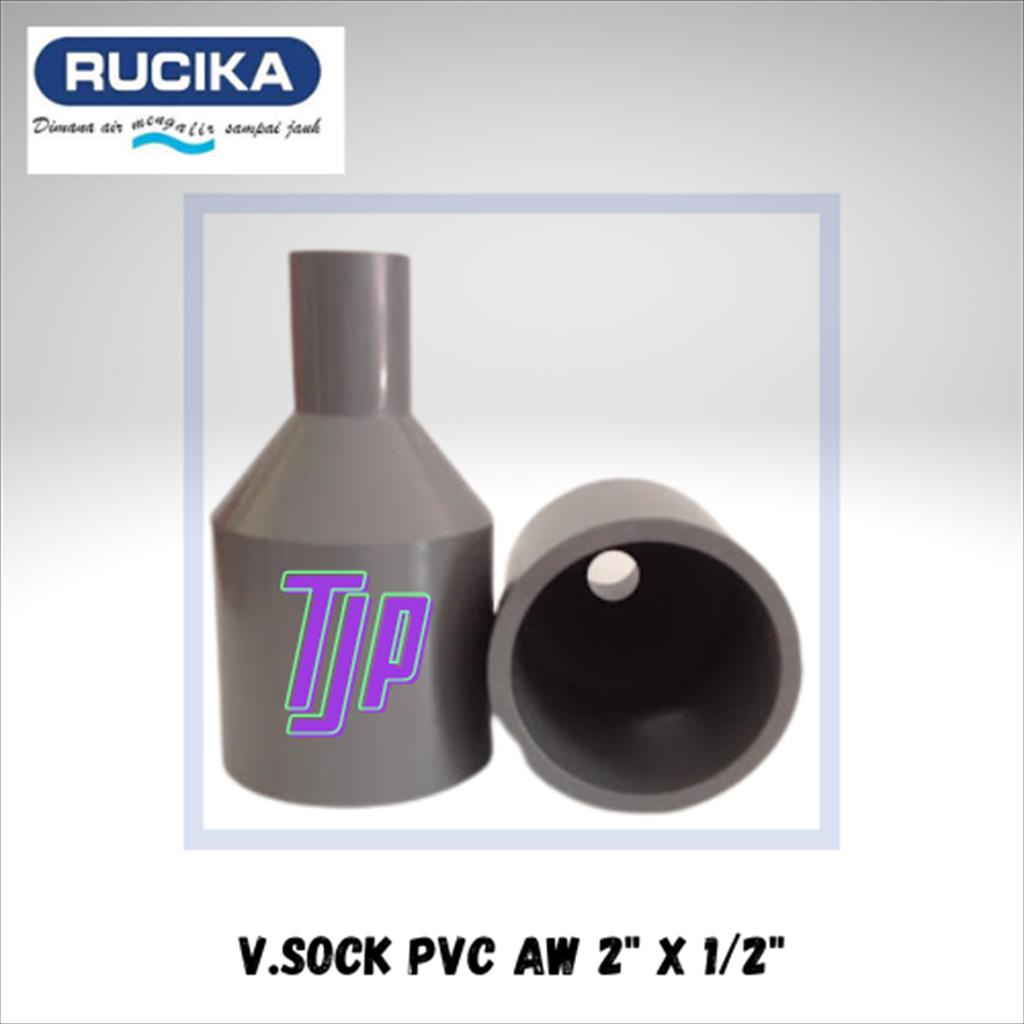 V.SOCK / REDUCER PVC AW RUCIKA 2 X 1/2"
