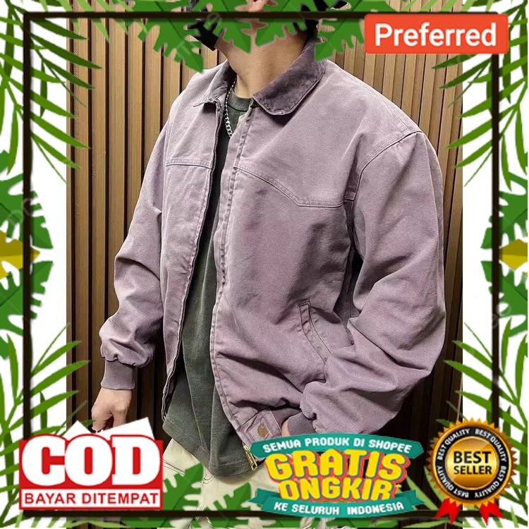 SUPER BIG PROMO /Carhartt katard Santa Fe jaket batik mode Amerika merek I qjj2