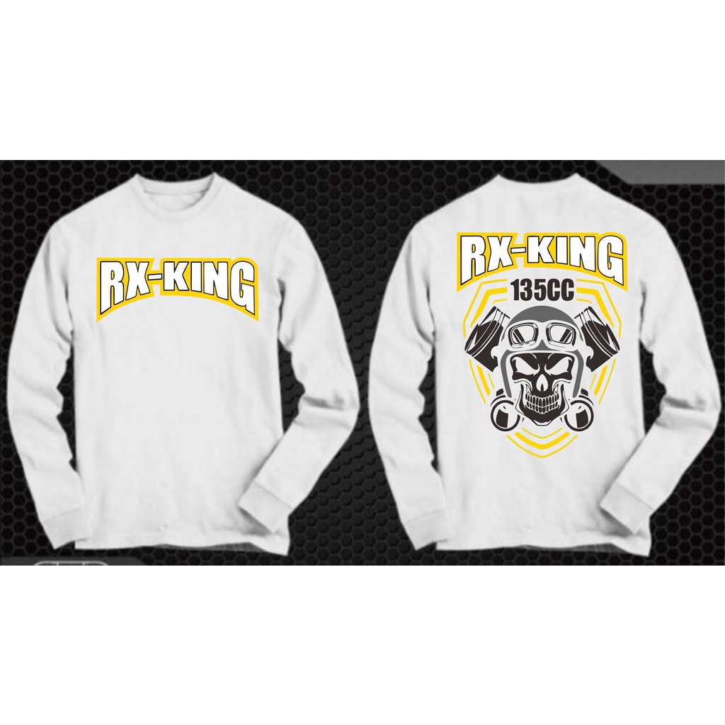 KAOS RX KING 135CC 2STROKE TENGKORANG PANJANG PUTIH