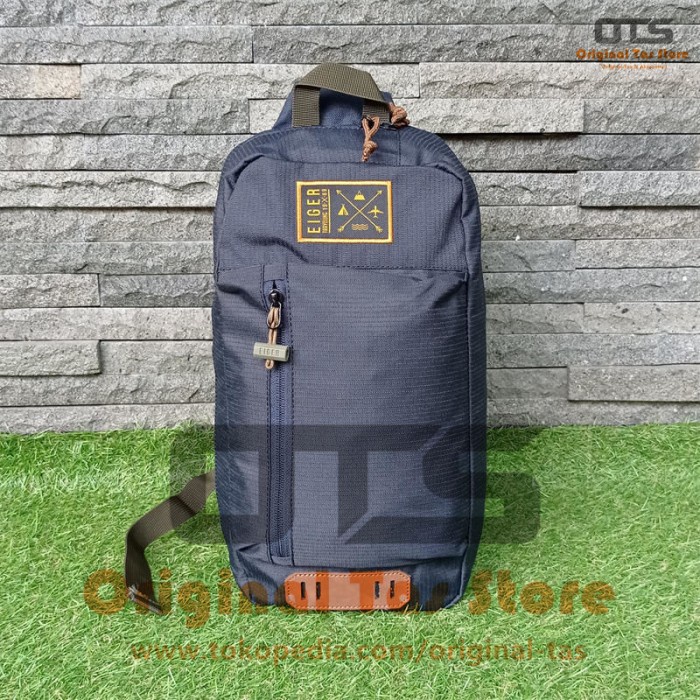 TAS SLING BAG EIGER 3438 BORDERPASS Olive - Punggung - Daypack - Navy