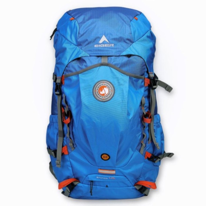 TAS GUNUNG KERIL CARRIER EIGER RHINOS 45L BIRU ORIGINAL