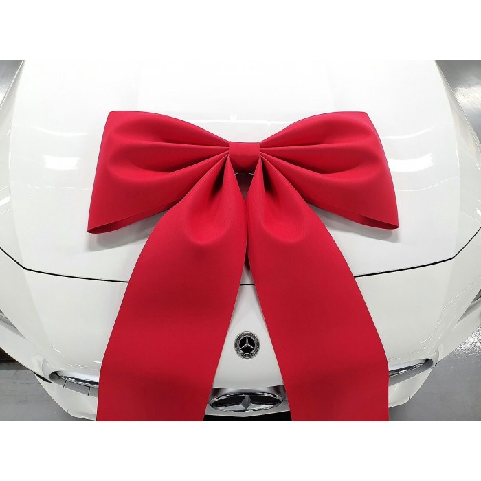 

Pita Kado Raksasa 30 - 100 cm Felt Bow Hiasan Hadiah Utama Mobil Besar - Sailor Polos, 30cm ORI