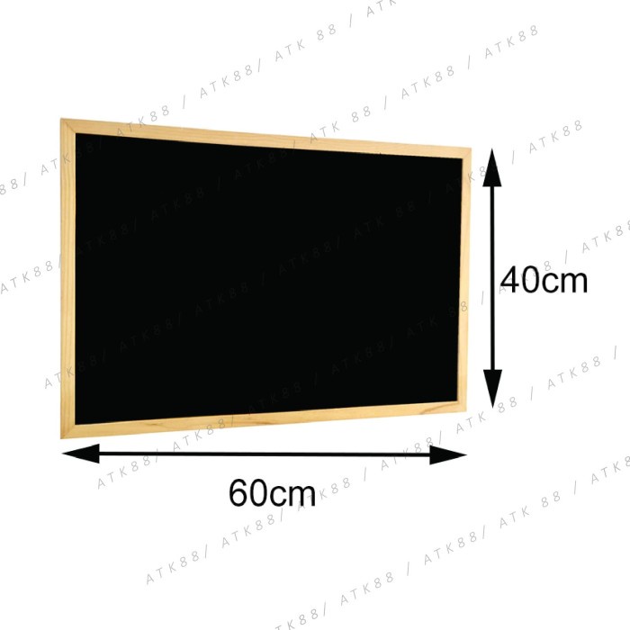 

Blackboard Papan Tulis Gantung 60 x 80cm
