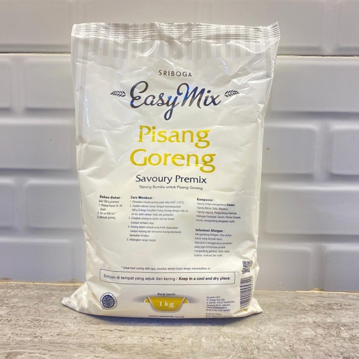 

Promo Bisa COD 1KG TEPUNG EASYMIX WAFFLE / TEMPURA / PISANG GORENG / WAFFLE - Pisang Goreng