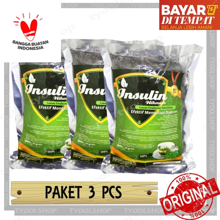 

[ PAKET 3 pcs ] Teh DAUN INSULIN efektif atasi Diabetes