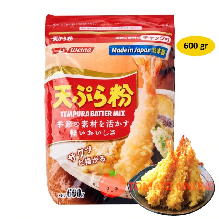 

Promo Bisa COD Nissin Nishin Seifun Welna / Tepung Tempura Tempurako / 600 gr gram g