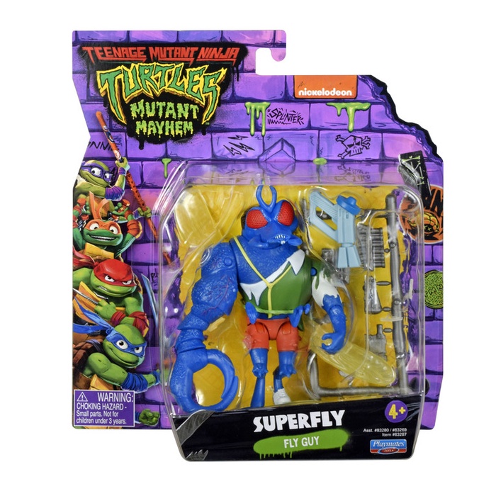 Mainan figur TMNT Movie Basic - Superfly