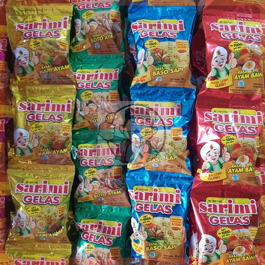 

SARIMI GELAS RENCENG ISI 10 30GR