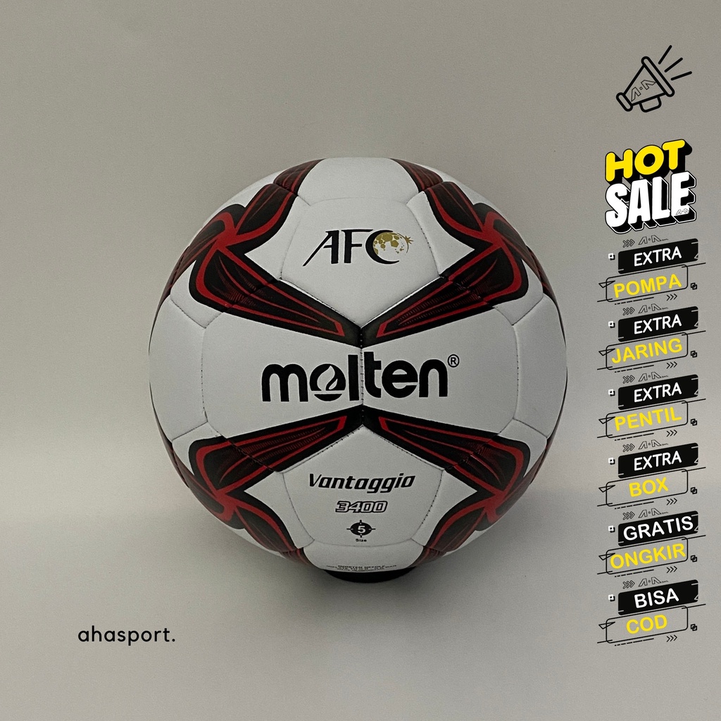 Bola sepak size 5 Bola kaki MOLTEN bola sepak MOLTEN size 5