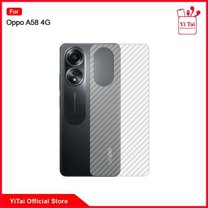 YI TAI - Garskin Carbon Oppo A58 4G Yitai Indonesia