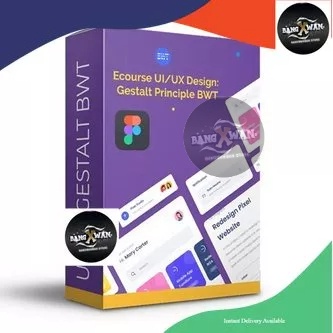 Ecourse UI/UX Design: Gestalt Principle BWT