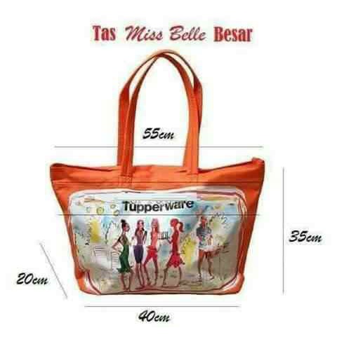 Termurah Tas Tupperware Miss Belle orange