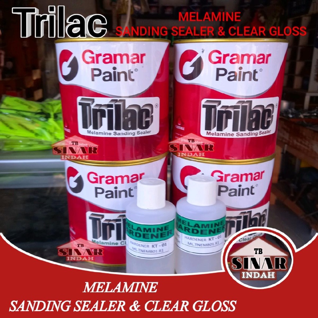 

TRILAC MELAMINE SANDING SEALER & CLEAR GLOSS