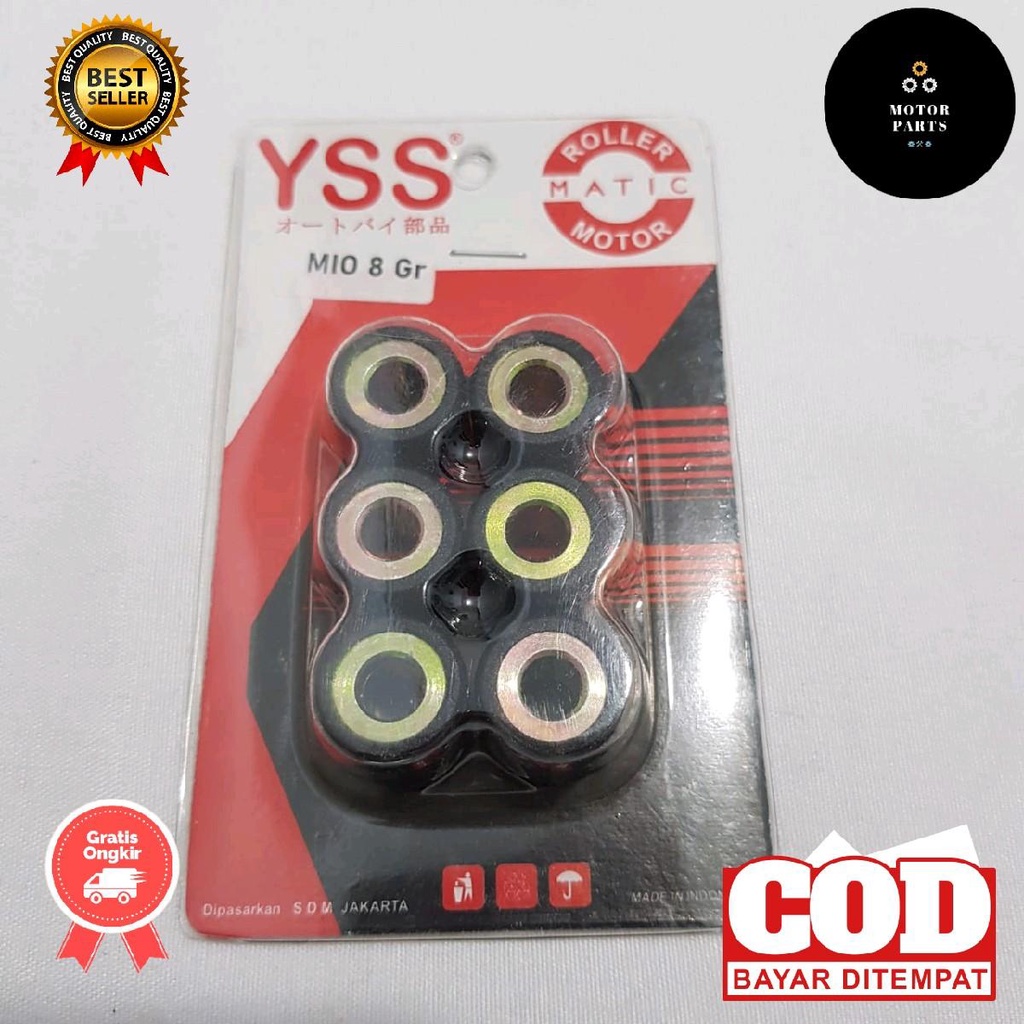 Yamaha (Mio Karbu/Sporty/Smile/J/Soul GT - Xride - Fino Karbu - Nuovo) Roller Set Racing 7,8,9,10 Gr
