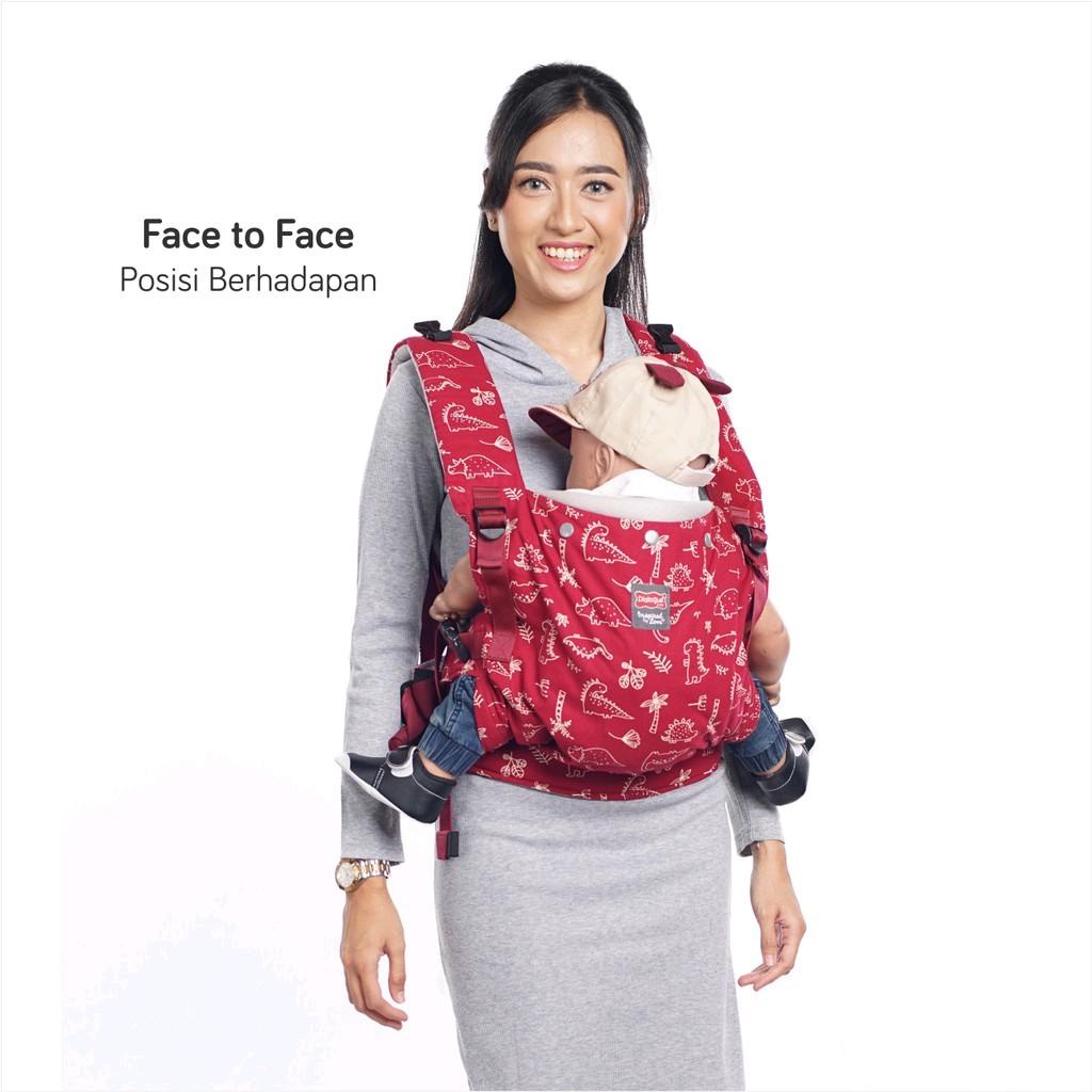 DIALOGUE GENDONGAN BAYI  SSC DINO SERIES DGG4249 BABY CARRIER MSHAPE NEWBORN TO TODDLER