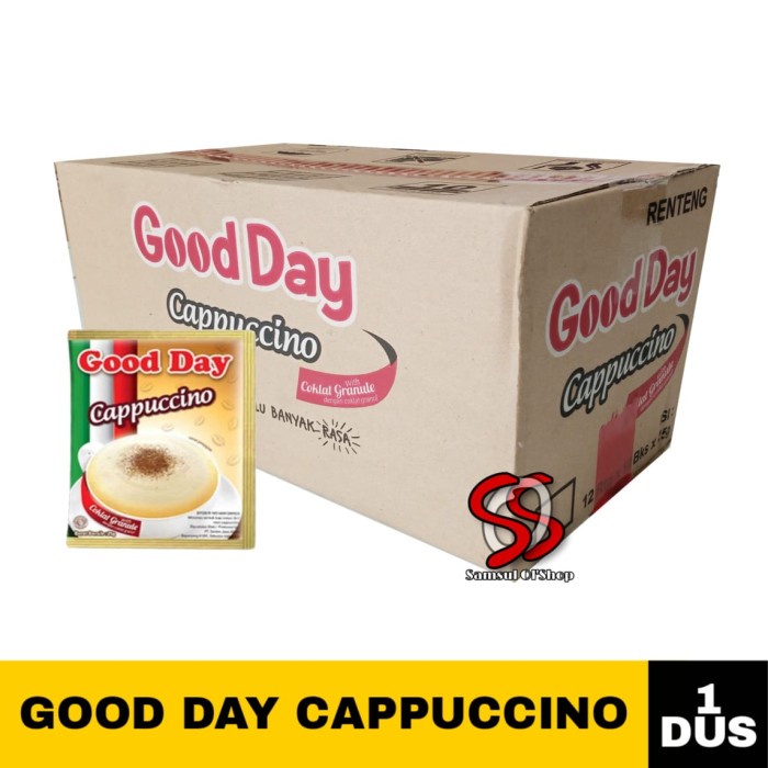 

PROMO (1) Satu Dus Kopi Good Day Cappuccino 25g