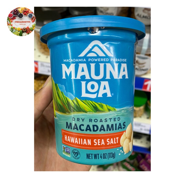 

Mauna Loa Macadamias Dry Roasted Hawaiian Sea Salt | Macadamia asin