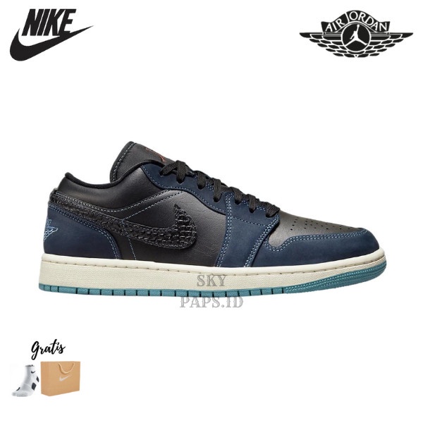 Nike Air Jordan 1 Low SE Black Midnight Navy - 39