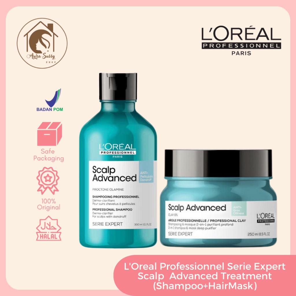 L’Oreal Professionnel Scalp Advanced Treatment Untuk Kulit Kepala Anti Ketombe