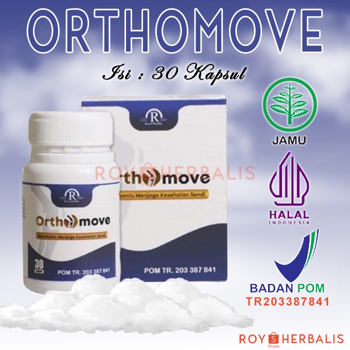 Orthomove Original Obat Nyeri Sendi Saraf Kejepit Herbal Asli