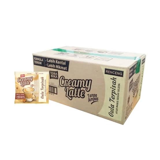

Kopi creamy latte 1 dus / isi 12 renceng / 120pcs