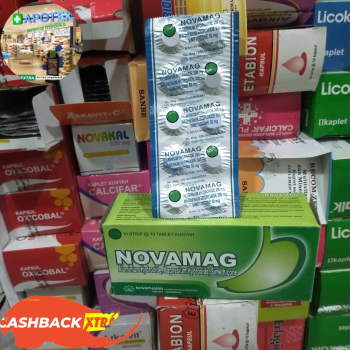 Novamag tablet obat maag originale