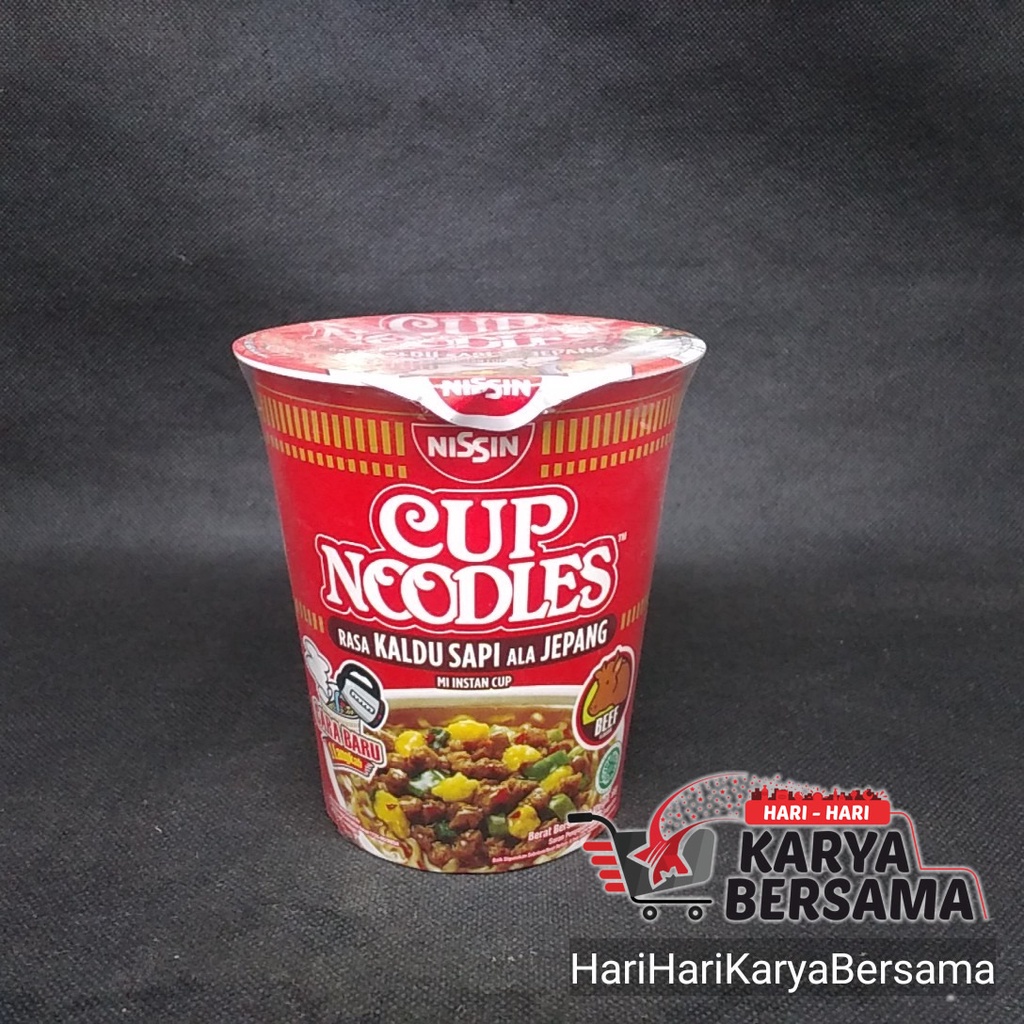 

MIE INSTAN NISSIN CUP NOODLES RASA KALDU SAPI ALA JEPANG 66GR