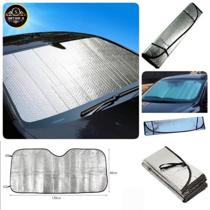 PELINDUNG PANAS MOBIL SUN SHIELD TIRAI KACA DEPAN SUN SHADE