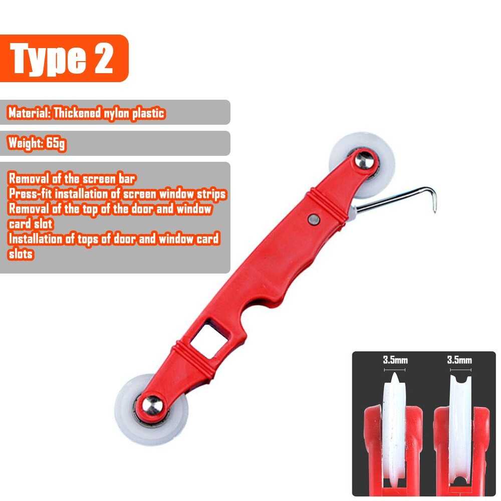 

HSSecury Spline Rol Renovator Window Installation Screen Door 2 in 1 - HS02