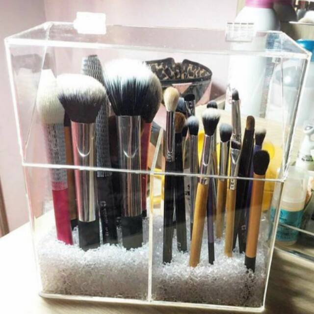 

Tempat kosmetik akrilik,acrylic box brush