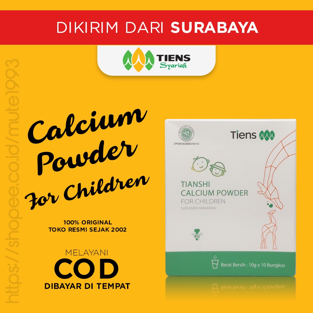 【COD】 Tiens Surabaya : Kalsium Anak Tiens atau Calcium Junior Tiens | Kirim dari Surabaya & Ada Toko