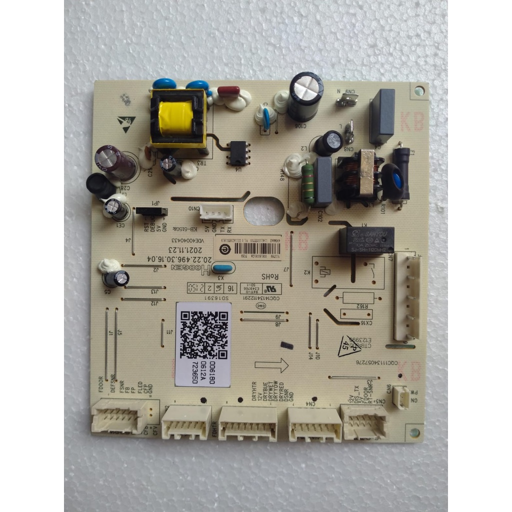 PCB MAIN KULKAS SXS SIDE BY SIDE AQUA AQR-605IG AQR 605IG