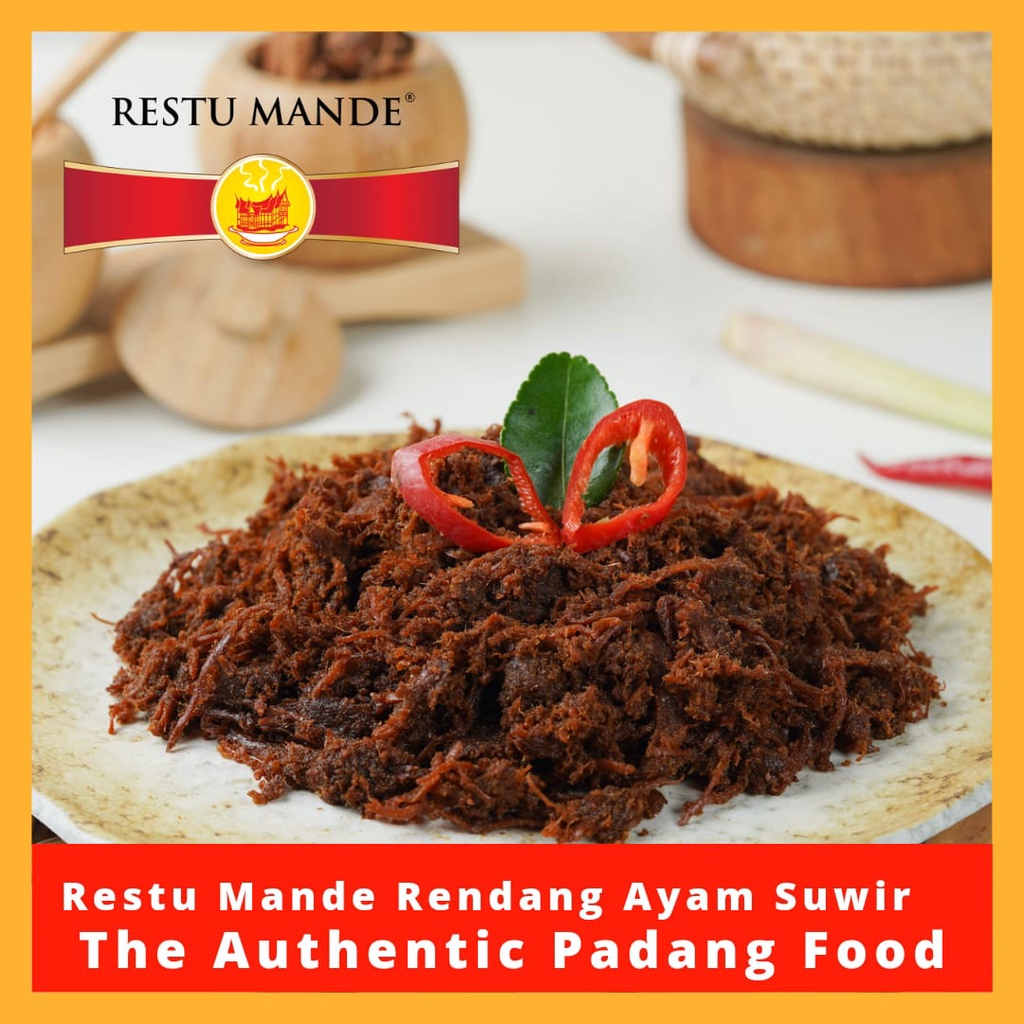 

Rendang Suir Ayam Restu Mande 200gram